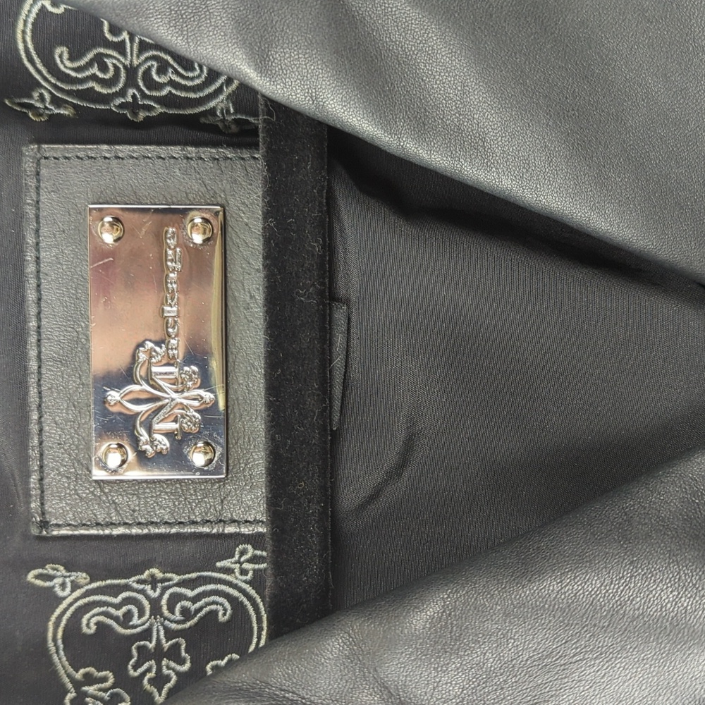 Mackage Women's Black Leather Biker Jacket - Picture 4 of 10